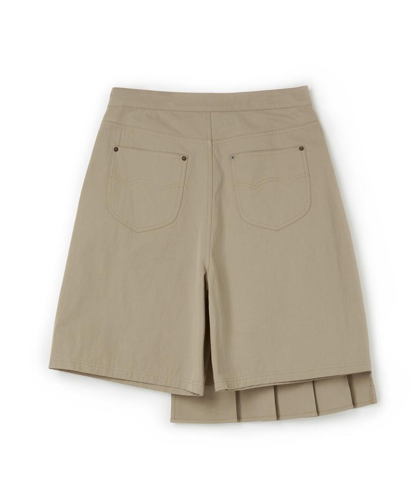 PENFIELD Cotton Pleated Wrap Pants Beige_Fs2Wp44F