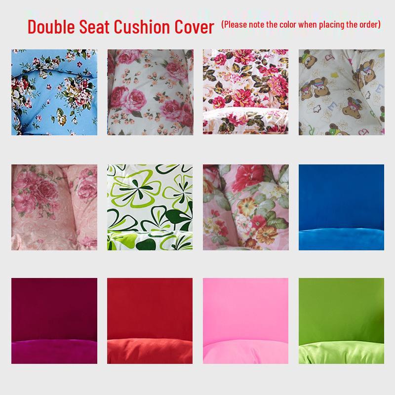 Double Hammock Hanging Chair Cushion - Thick, Washable Rattan Chair Cover for Autumn