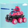 Childrens Toy Transparent Gear Tank With Launching Lights For Outdoor Play