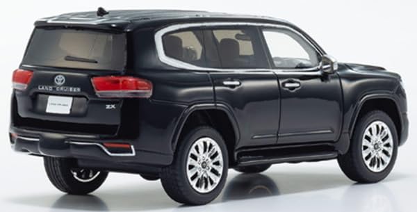 Kyosho Original 1/43 Scale Toyota Land Cruiser ZX Black Finished Diecast Car KSR43119BK