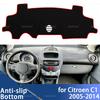 Armaturenbrettabdeckung Pad Autoauskleidung Anti-UV-Matte Sonnenschutz Dashmat Teppich Armaturenbrett für Citroen C1 2005-2014 06 07 08 09 10 11 12 13