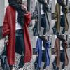 Loose Plain Women Sweater Cardigan Winter Warm Chunky Knitted Jumper Jacket Coat