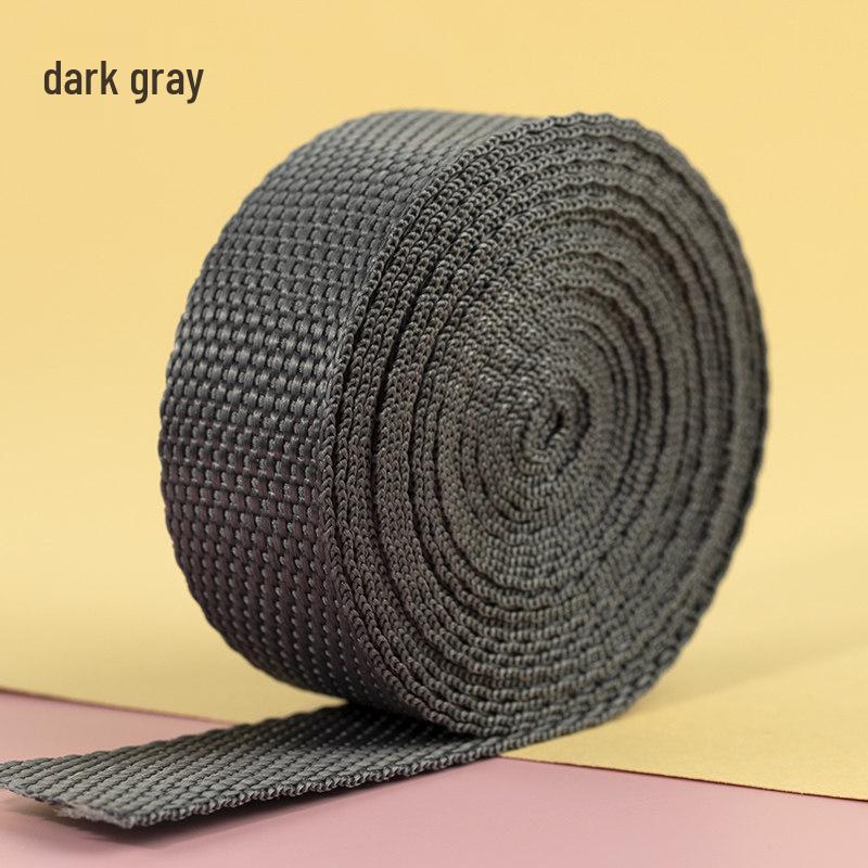 2.5 cm Colored Polypropylene & Nylon Webbing Backpack Strap | Flat Ribbon Handmade Accessories