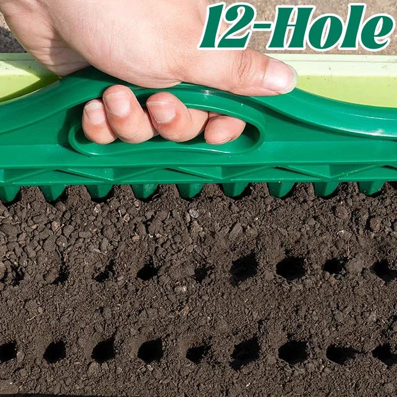 Seedling Sowing Tool Handheld Vegetable Sowing Seeder Hole Puncher Seeding Supplies Planting Hand Tool for Garden Farmlands