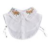 Blumenhemd Abnehmbarer Kragen für Damenhemd Falscher Kragen für Herbst Sweatshirt Bluse Tops Falscher Kragen Fuax Kragen Accessoires