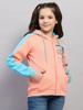 MONTE CARLO Girl Regular Fit Peach Sweatshirt