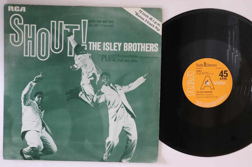 12inch Record ISLEY BROTHERS - Shout / Respectable / Respectable PC9411 RCA VICTOR 1979 UK Soul/Funk Used