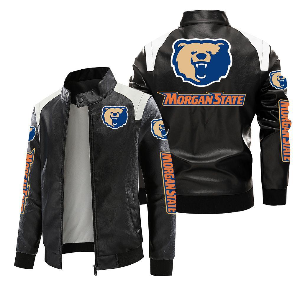 Series Morgan Bears fans locomotive autumn and winter jackets PU leather jacket