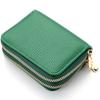 Women Zipper Short Style Purse Lychee Pattern Fashion Large Capacity Multi Card Slot Coin Purse With Zipper