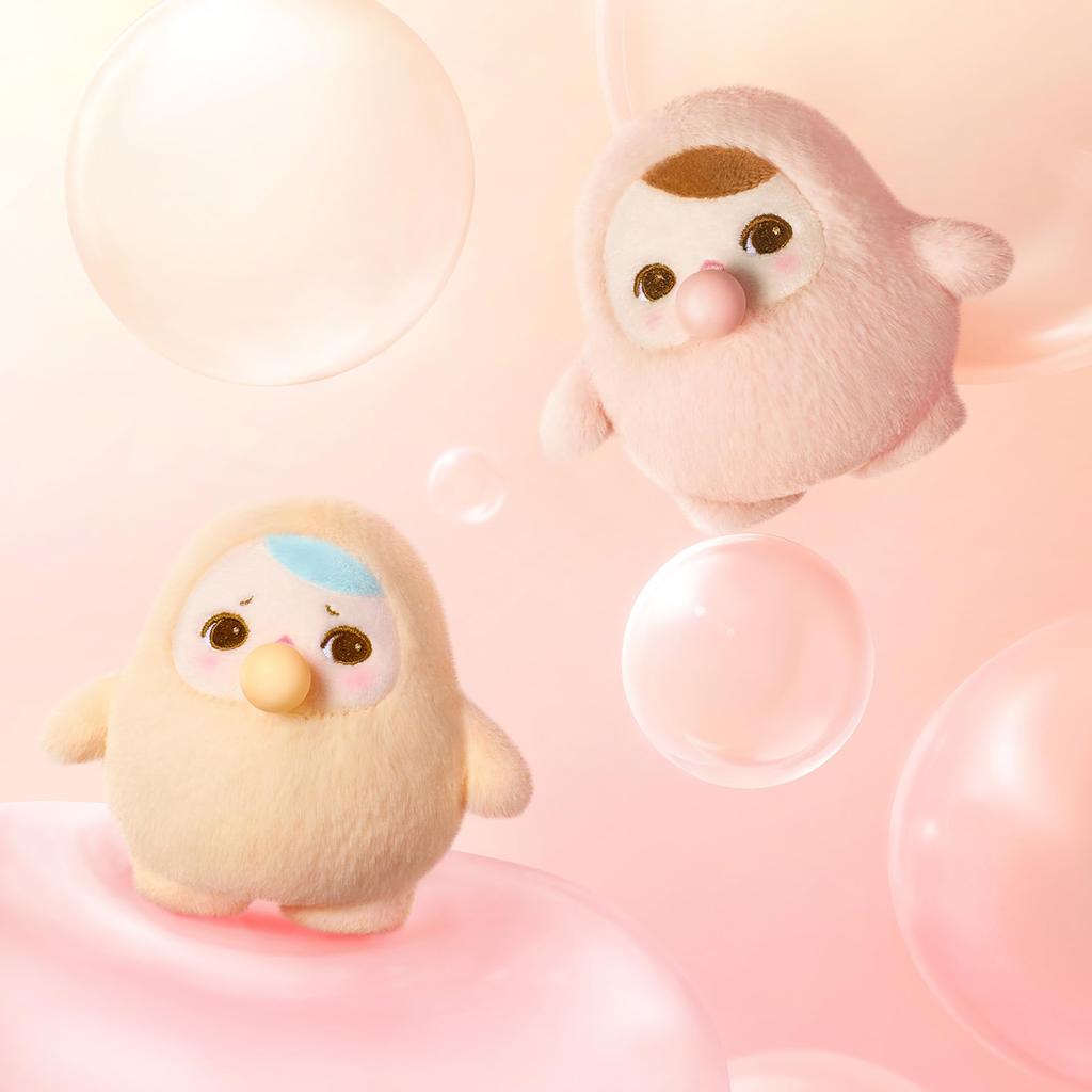 POP MART PUCKY Plyšový přívěsek ze série Beanie Bubble Up Slepý Slepá Krabička Náhodný Design Akční Figurka Sběratelská Hračka Domácí Jedna Krabička - Krabička, Figurka, Dekorace,