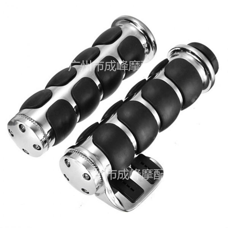 Motorcycle Hand Grips Harley Cruiser Touring 22/25mm With Cruise Control Assist