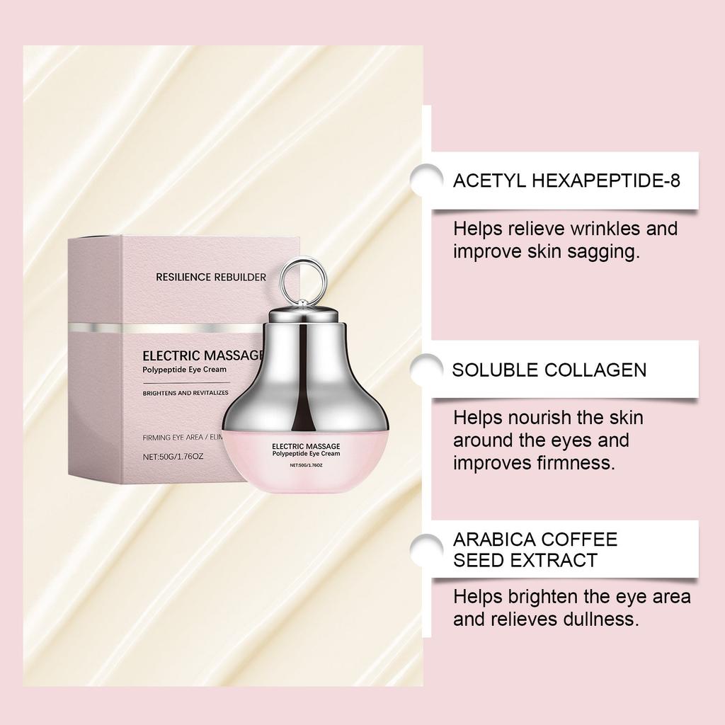 Augenmassage Elektrische Kopfhaut-Lifting-Creme Dunkle Ringe aufhellend Anti-Falten Feuchtigkeitsspendend Straffend Augenpflege