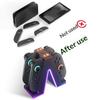 HBS-2849 4 in 1 Charging Station for Nintendo Switch 2 Joy-Pad Charging Dock with RGB Lighting / Magnetic Attachment / Indicator Lights