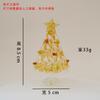 Handmade Bohai Glass Pulling Thread Christmas Tree Desktop Decor Ornament Gift Office Home Holiday
