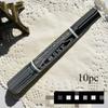 10pcs/set Twin Tip Colored Permanent Art Markers Pens Fine Point Waterproof Oily Black Ink Sketchbook Painting School Supplies
