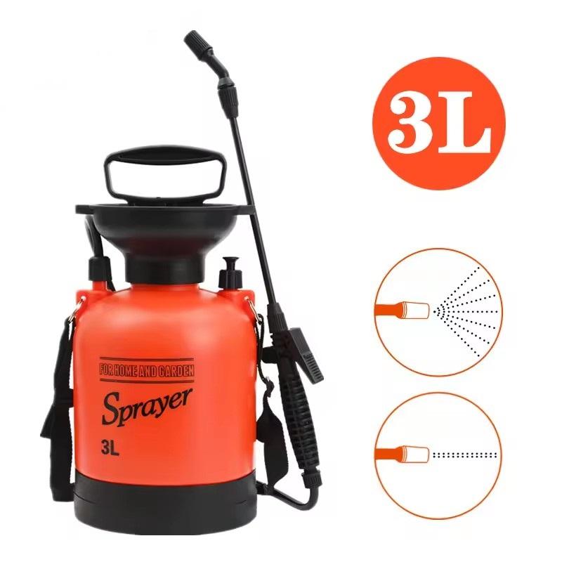 Ручной помповый опрыскиватель 3л, дом, сад, газон, дезинфекция, уборка, лейка, садоводство, полив, бутылка, фурнитура