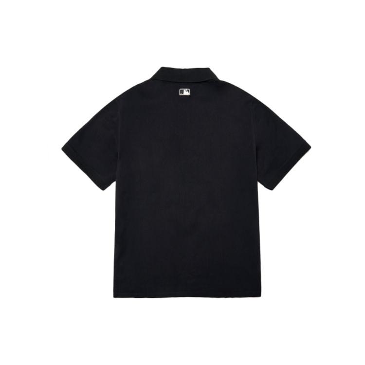 MLB Base Logo Polo Shirt Men's Black 3LPQH1023-50BKS