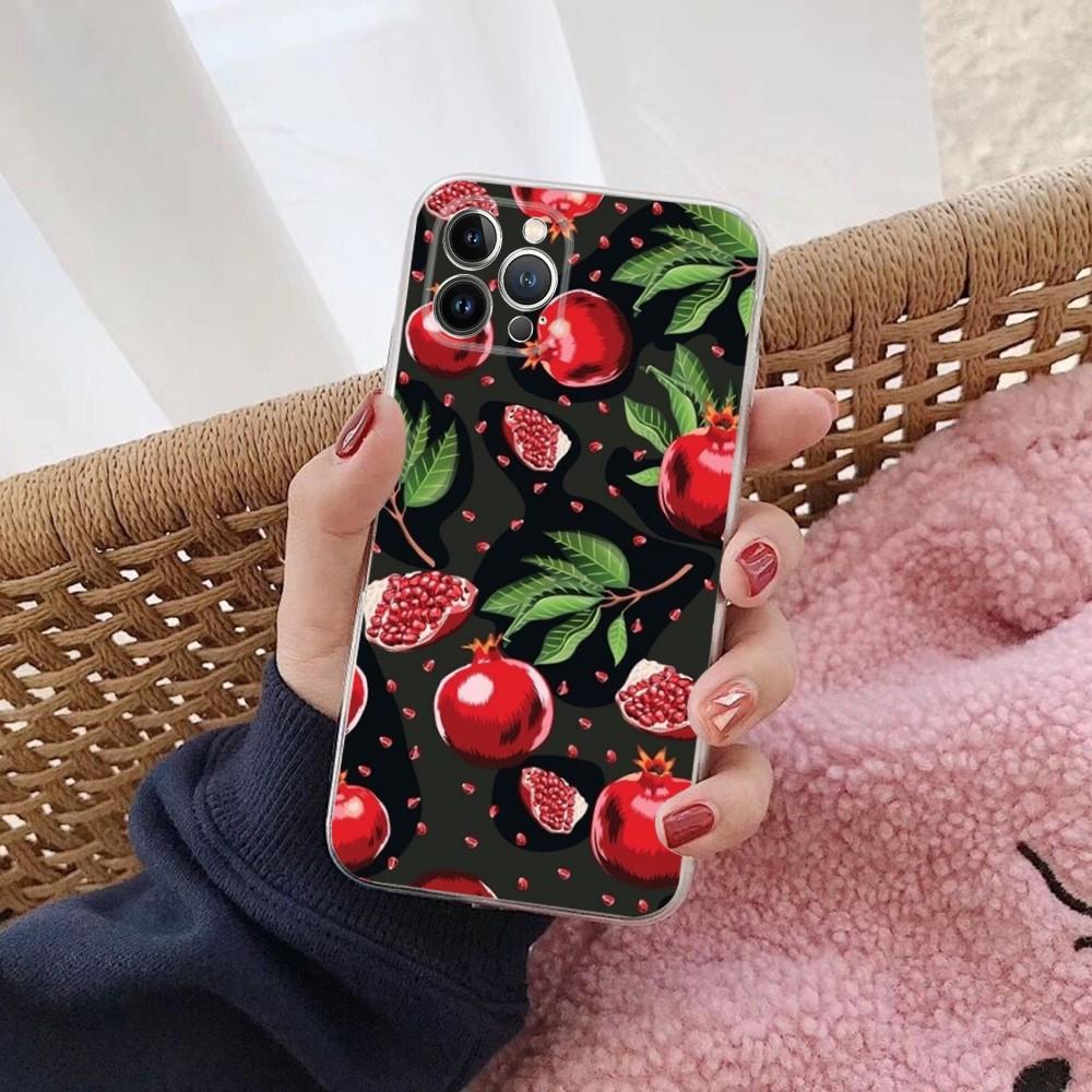 Summer Fruit Phone Case For iPhone 14 13 12 Mini 11 Pro XS Max X XR SE 6 7 8 Plus Soft Silicone Cover