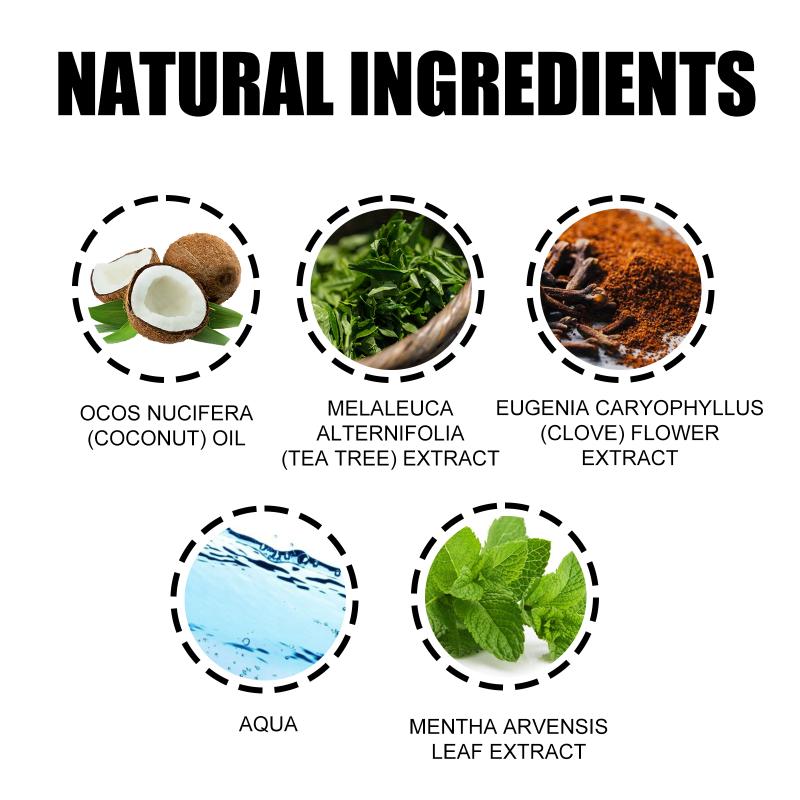 

Coconut Mint Mouthwash Kit With Tongue Scraper Fresh Oral Breath Odor Removal Alcohol-Free Whiten Tool Mouth Care 1pcs