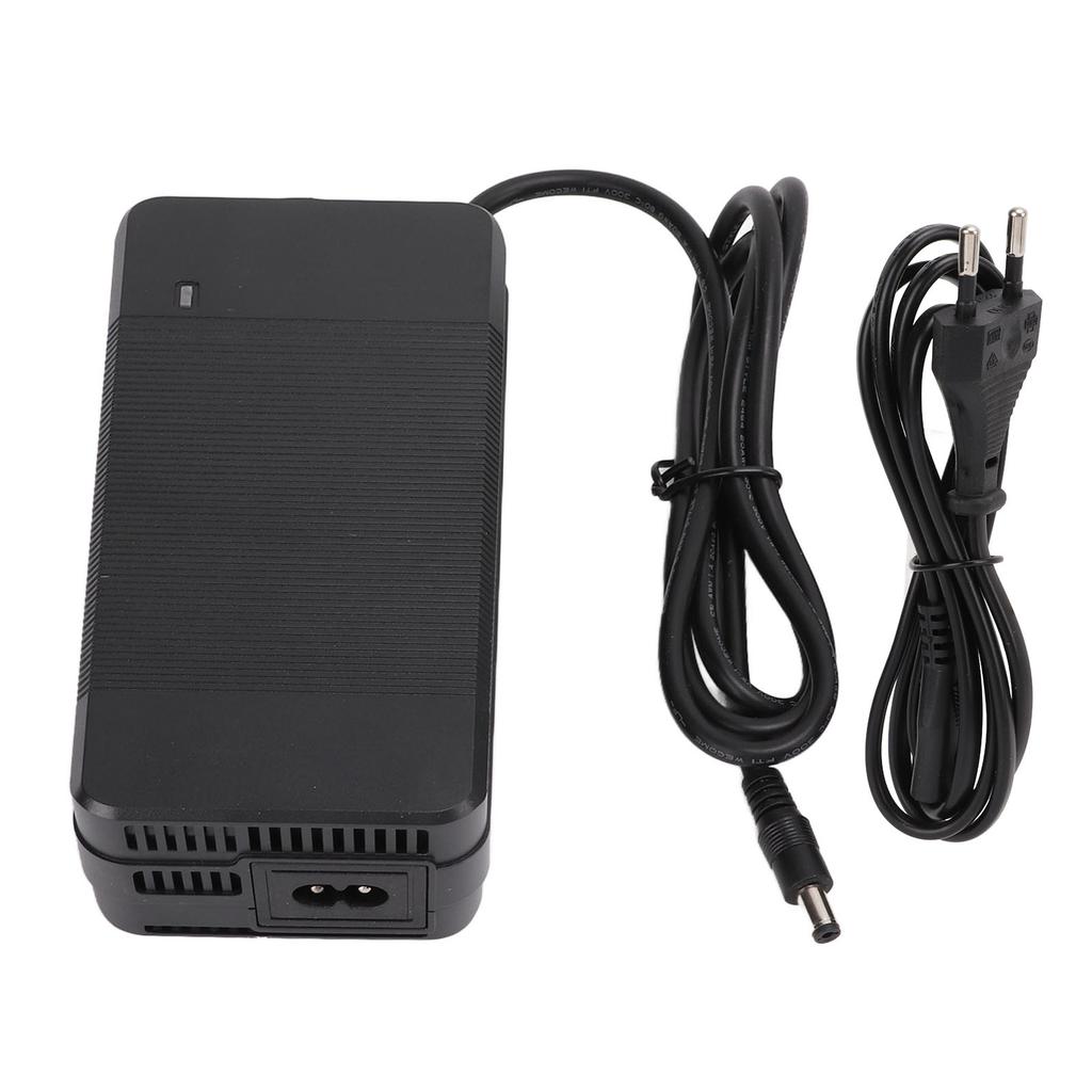 Adattatore di Alimentazione per Monopattino Elettrico 58.8V 2A Guscio Ignifugo Caricabatterie per Bicicletta Elettrica 100‑240V Spina UE