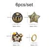 6pcs Graduation Balloon Decoration Set — Ideal for Graduation Decor, Parties, Celebrations, and School Graduation Ceremonies