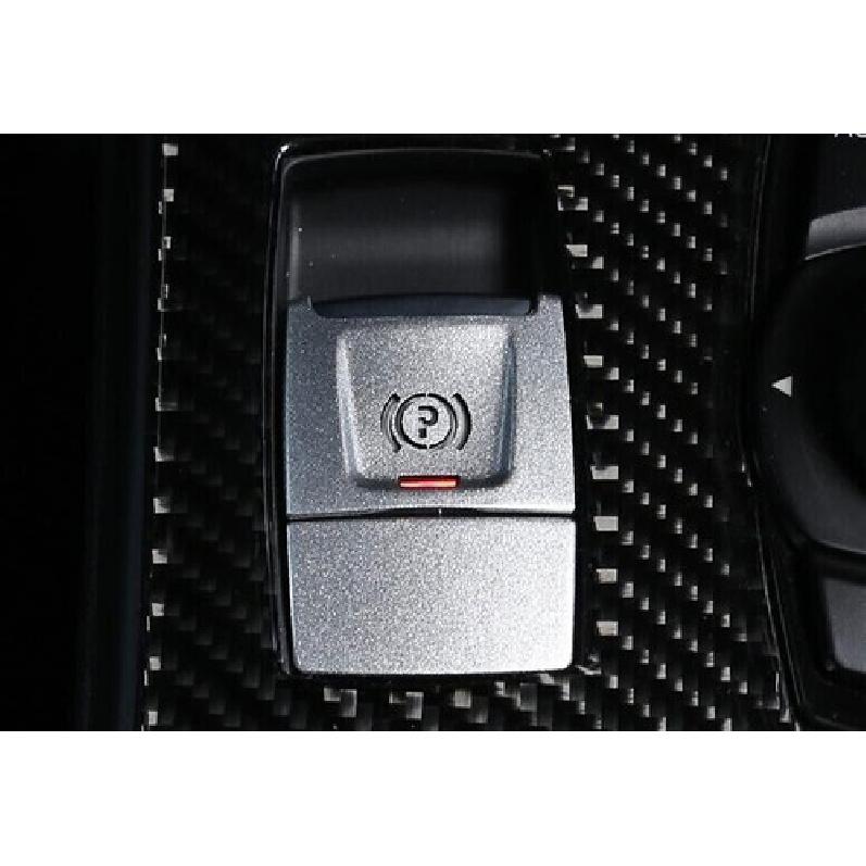 Cover Trim Silver Aluminum Electronic Handbrake Switch 2018- For BMW X2 F39