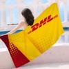 Fashion Logo D-DHL Microfiber Printed Beach Towel Mountain Climbing Yoga Beach Swimming Running Absorbent Soft Towel