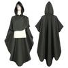 Medieval Knight Hooded Cloak for Halloween Cosplay
