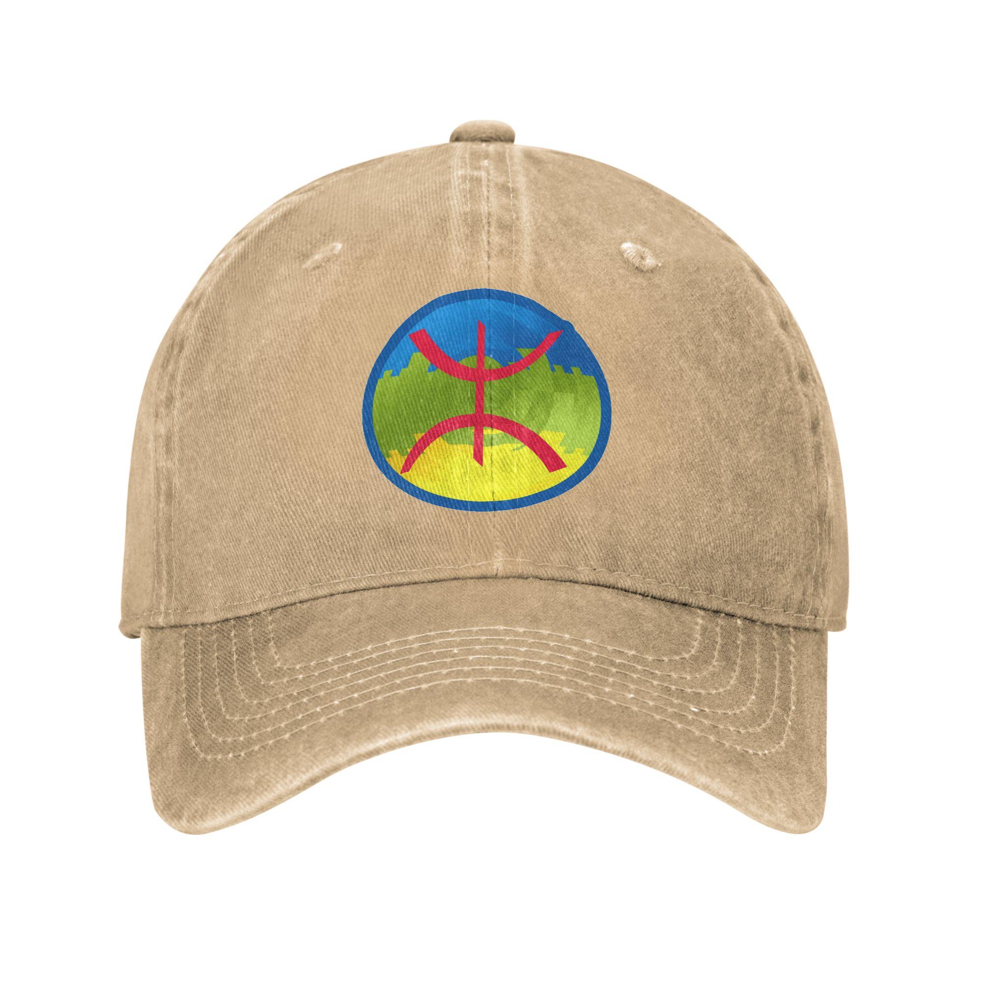 

Berber Kabyle Berbers Amazigh Flag Denim Cap Casual Baseball Caps Adjustable Hat Summer Unisex Baseball Hats One Size