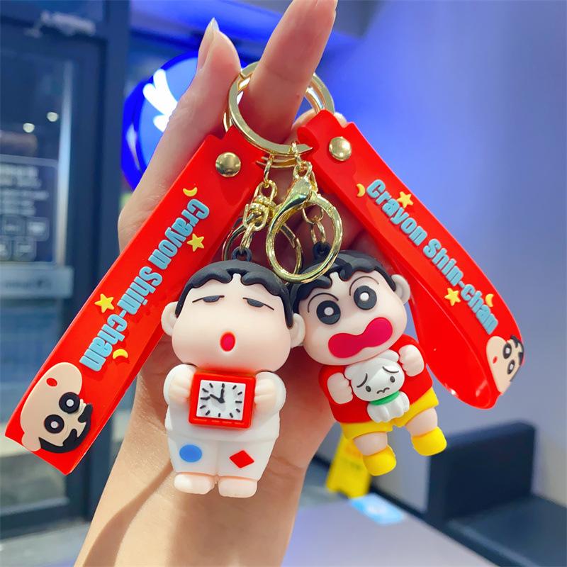 New Cute Crayon Small New Keychain Cartoon Animation Small New Toy Doll Pendant Bag Pendant Gift
