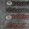 Wide Belt For Women Grommet Waist Chain Belt Discs Chain Belly Chain For Dress Western Oval Belt Waist Chain