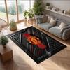 Tappeto in Flanella Stampato Manchester United Antiscivolo Morbido Poliestere Tappeto per Pavimento Tappetino Decorativo per Interni per Camera da Letto Soggiorno Divano
