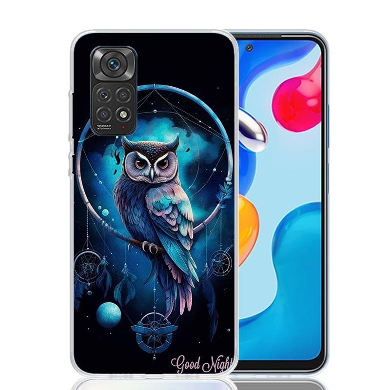 Retro Feather Dreamcatcher Phone Case For Xiaomi Redmi Note 15 14 13 12S 12 Pro Plus 11S 11E 11 11T 10S 10 Art Soft Pattern Cove
