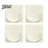Secure Bond Shower Load-bearing Wall with Strong Holder 4Pcs Curtain Rod Adhesive Waterproof Mount Easy