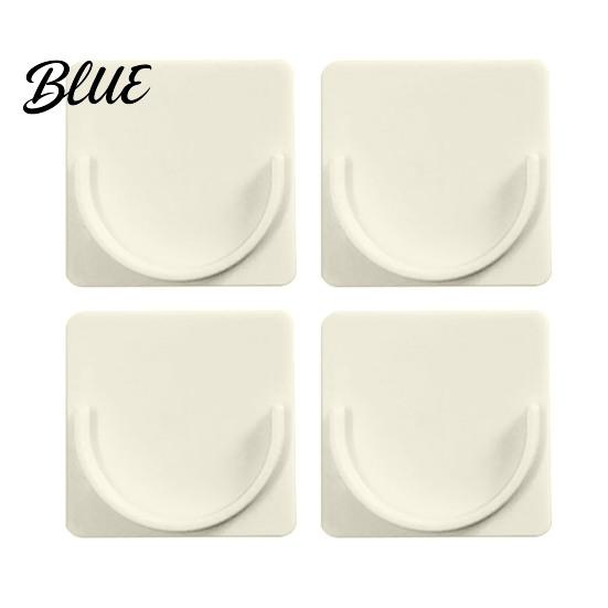 Secure Bond Shower Load-bearing Wall with Strong Holder 4Pcs Curtain Rod Adhesive Waterproof Mount Easy