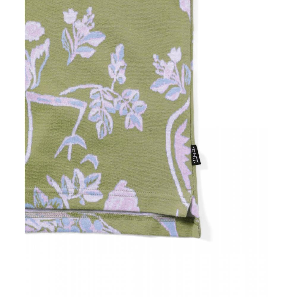 Thisisneverthat Object Jacquard Button Up Top Green