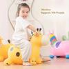 Inflatable Bouncy Horse Ride On Toy PVC Cartoon Hopping Horse Riding Toy Jumping Horse Toys for Kids Toddlers Baby Play Toys