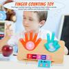 1set Finger Counting Math Toy Educational Manipulatives for Preschool Learning Activities Safe Design for Kindergarten Develops Math Skills and