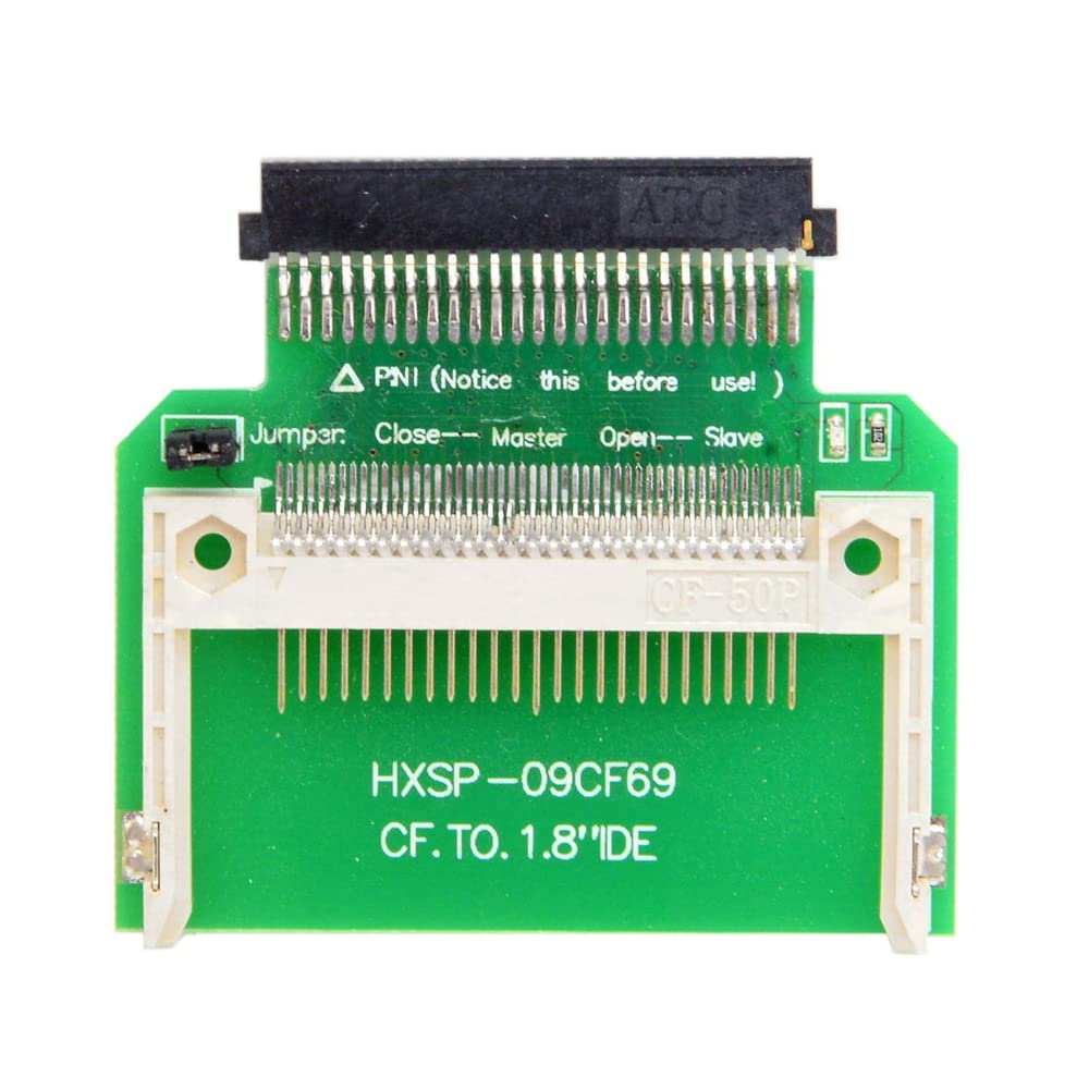 NFHK CF CompactFlash Speicherkarte IDE Festplatte SSD Konverter Adapter 50-Pin 1,8 Zoll