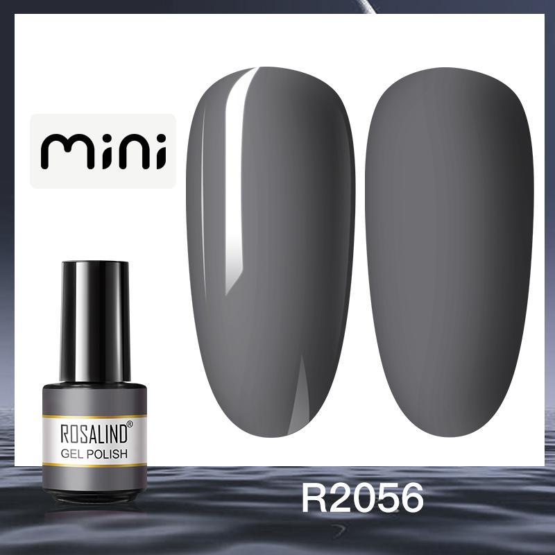 ROSALIND Mini Nail Gel Polish Hybrid Gel Polish UV Gel Manicure Soak Off Nail Art Base Top Coat