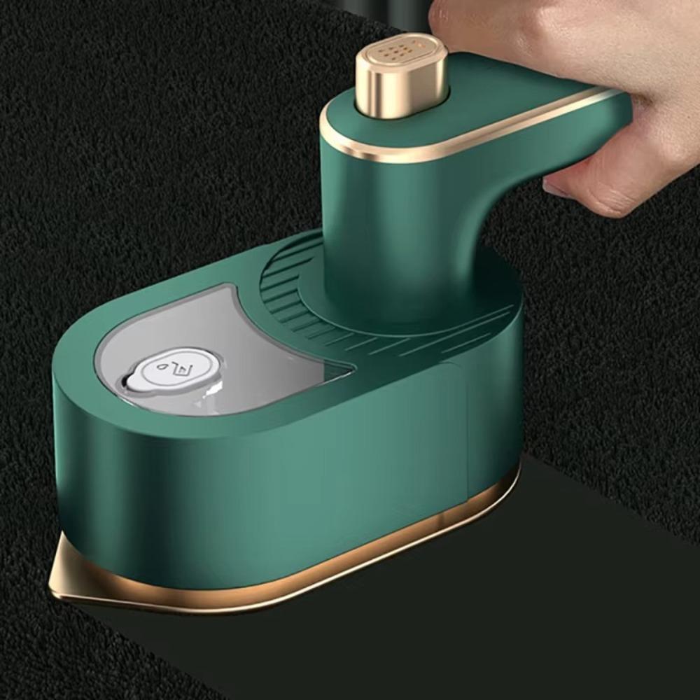 

Функция влажного и сухого глажения Ручной паровой утюг Складной отпариватель для одежды Портативный дорожный утюг Уход за одеждой EU зелёный