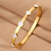 Light Luxury and High-end Four-leaf Clover Circle Women's All-match Bracelet