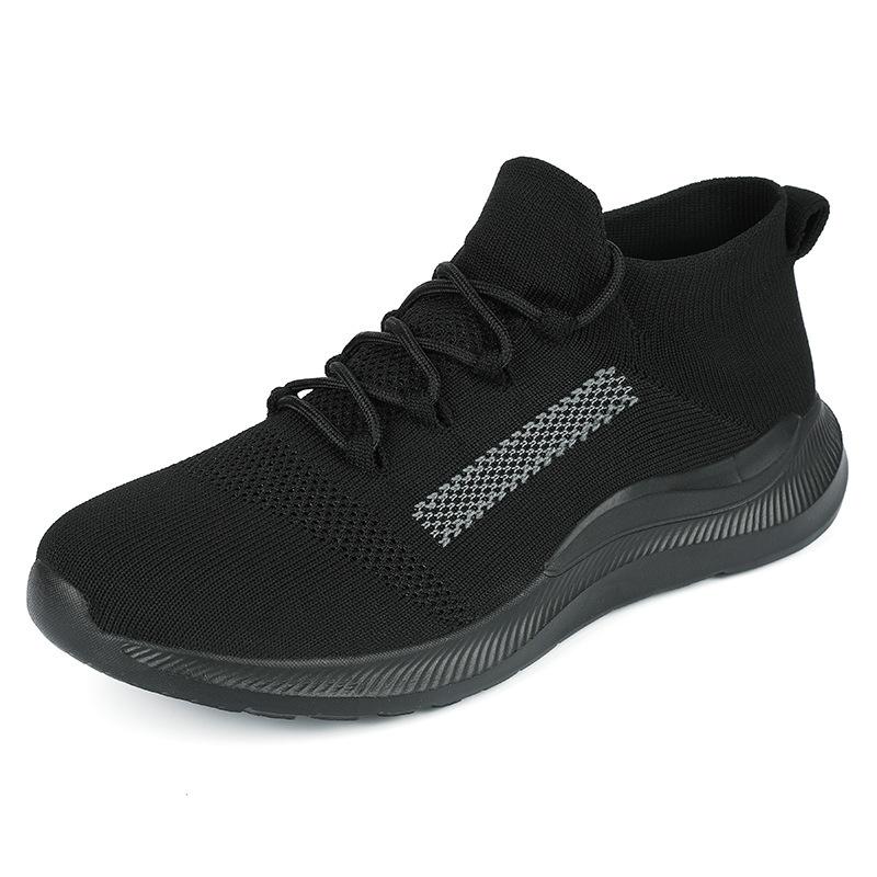 Spring and Summer New Men's and Women's Trendy Shoes Flying Woven Youth Mesh Sports Casual Shoes Couple Sports Shoes Lazy Shoes