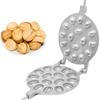 Metal Baking Mold Pan Dish Nonstick Cookie Maker Molds for 16 Holes Sweet Pastry Nuts Walnut Cookie Baking Mold Home Bakeware