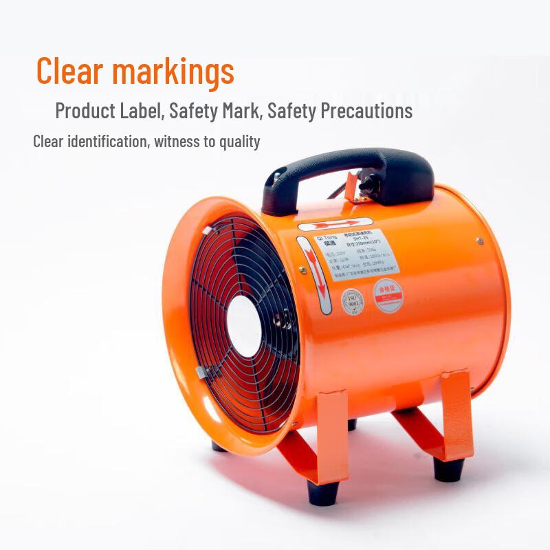 Jiangbo Portable Industrial Axial Flow Blower Fan
