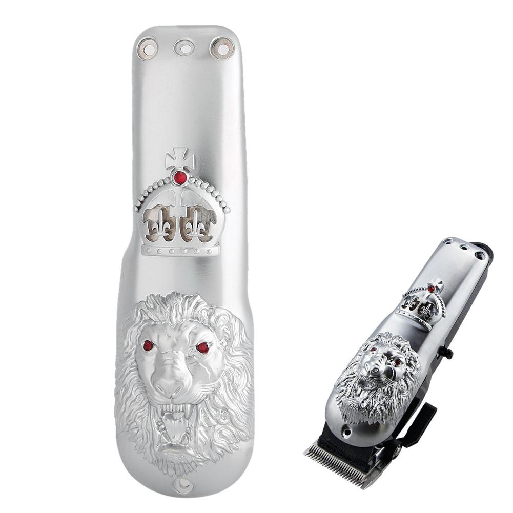 Capa Frontal para Máquina de Cortar Cabelo Profissional Cortador de Cabelo Elétrico Aparador Carcaça Protetora para Cabeça Animal WAHL Prata
