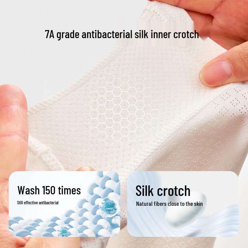 Mao Ren Girls Ice Silk Boxer Briefs for Summer