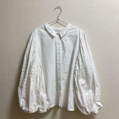 [USED] Poppy Cotton Lace Volume Blouse with Selectable Bonus