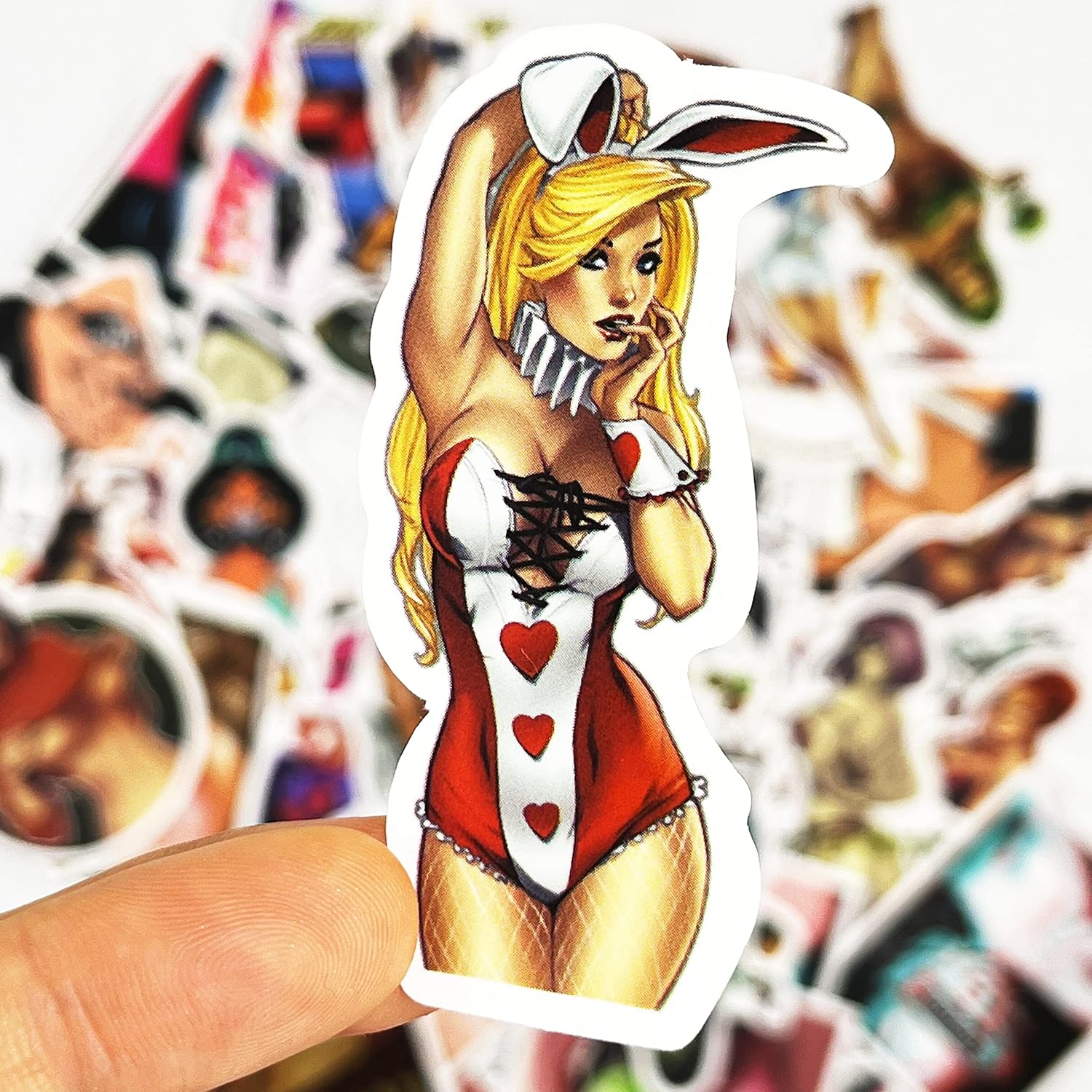 Aspcsmomt Sexy Girls Stickers for Adults,100pcs Pinup Women Decals Pack for Laptops Skateboards Water Bottles Bikes Guitar Motorcycle