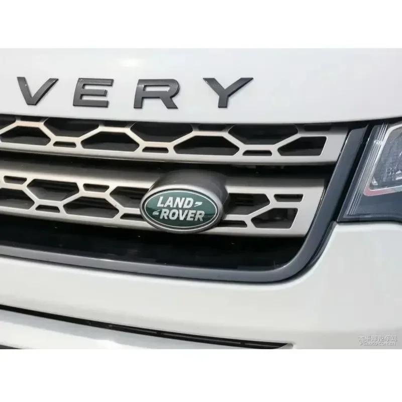 Car Front Rear Logo Emblem Stickers Steering Wheel Sticker For Land Rover Discovery 2 3 4 Range Rover Freelander SVR Velar Evoqu NG5